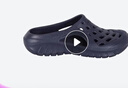 迪卡儂（DECATHLON）游泳男士涼鞋沙灘拖鞋洞洞鞋外穿NABD2028000深藍(lán)色網(wǎng)格款42碼 曬單實(shí)拍圖