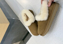 UGG【雙11預售】秋季女士時(shí)尚茸茸毛休閑樂(lè )福鞋懶人毛毛鞋1119002 CHE | 栗色 36 曬單實(shí)拍圖