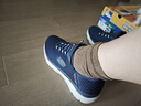 斯凱奇（Skechers）七夕禮物閃穿鞋男鞋夏季健步鞋軟底一腳蹬透氣休閑運(yùn)動(dòng)鞋232457 曬單實(shí)拍圖