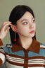 伊燦酒紅色流蘇仿珍珠耳釘女顯臉新年耳環(huán)耳墜2025年新款爆款復(fù)古耳飾 流蘇紅色珍珠耳釘 曬單實(shí)拍圖