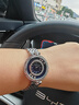 滿(mǎn)天星手表女士星空手表女輕奢小眾高級感時(shí)尚手表七夕禮物送女友 水鉆星空面鋼帶+30MM直徑 曬單實(shí)拍圖