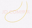 周大生黃金項(xiàng)鏈女足金O字鏈素鏈鎖骨鏈金鏈生日禮物送女友 1.34g 足金5G極光金O字鏈-總鏈長(zhǎng)約43cm 曬單實(shí)拍圖
