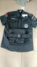 黑色保安服夏裝執(zhí)勤短袖物業(yè)安保作訓(xùn)工作服治安執(zhí)勤褲帽標(biāo)志套裝 短袖套裝+腰帶 XXL-180 曬單實拍圖