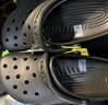 卡駱馳（crocs）男女鞋經(jīng)典洞洞鞋戶(hù)外休閑時(shí)尚潮流沙灘鞋涼拖鞋 10001-001 38-39 曬單實(shí)拍圖