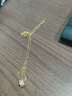 花有心柿滿鉆小蠻腰項(xiàng)鏈輕奢小眾鎖骨鏈水晶項(xiàng)鏈2024年新款配飾吊墜首飾品 滿鉆小蠻腰項(xiàng)鏈【金色】 曬單實(shí)拍圖