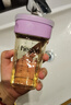 HEGEN海格恩學(xué)飲杯1歲以上240ml兒童PPSU多功能嘬口杯廣口直飲喝水杯紫 曬單實(shí)拍圖