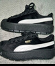 彪馬（PUMA）【厚底鞋】女經(jīng)典復(fù)古增高休閑鞋松糕鞋 PLATFORM 372613 黑色-白-01 37 曬單實(shí)拍圖