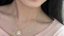 伊燦環(huán)繞設計滿鉆仿珍珠吊墜項鏈女精致獨特頸鏈2025新款高級感鎖骨鏈 環(huán)繞設計滿鉆珍珠項鏈 曬單實拍圖