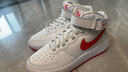 NIKE 耐克男女中幫空軍一號(hào)休閑板鞋AIR FORCE 1 EASYON運(yùn)動(dòng)鞋大童 曬單實(shí)拍圖