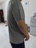 吉普（JEEP）吉普冰 絲休閑套裝男薄款桑蠶絲運(yùn)動兩件套中年爸爸寬松速干夏裝 深藍(lán)色 230【圓領(lǐng)桑蠶絲面料】 XL 【建議142-152斤】 曬單實(shí)拍圖
