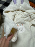 戴維貝拉（DAVE＆BELLA）嬰兒連體衣女寶寶滿(mǎn)月服幼童衣服保暖冬裝小童爬服新生兒外出服 米白 80cm （建議身高73-80cm） 曬單實(shí)拍圖