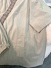 莫代爾日式和服睡衣男士純棉斜襟系帶提花汗蒸服短袖套裝浴服家居服大碼 綠色男短袖短褲漢服 M 110-135斤 曬單實拍圖