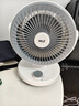 VCJ【德國品牌】空氣循環(huán)扇電風扇家用臺式桌面節(jié)能輕音風扇 機械旋鈕可搖頭3m線 DQ212R 曬單實拍圖
