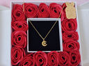中國黃金（CHINA GOLD）黃金項鏈星月織夢(mèng)項鏈足金999爆閃滿(mǎn)天星項鏈送老婆女友七夕禮物 約3.56g【星月項鏈】 曬單實(shí)拍圖