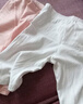 貝瑞加（Babyprints）女童打底褲女孩夏天褲子兒童安全褲5分莫代爾彈力 2條粉白120 曬單實拍圖