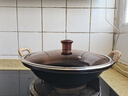 王源吉鑄鐵烤肉盤燒烤盤古法手工鐵鍋水煎包煎蛋早餐鍋平底鐵鍋煎鍋30cm 曬單實拍圖