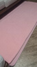 浪比速瑜伽墊防滑男女加厚加寬瑜珈健身運動(dòng)地墊子跳繩減震靜音墊家用 【185*61cm】粉色 含：綁帶 15mm(厚度） 曬單實(shí)拍圖