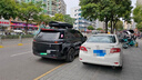 閑鳥（XIANNIAO）車頂行李箱適用理想ONE L7 L8 L9 L6汽車專用橫桿車載旅行箱架子 理想專用【雙開850L+靜音橫杠】型號(hào)5708 理想車系SUV通用大容量改裝橫桿行李架 曬單實(shí)拍圖