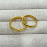 中國(guó)黃金（CHINA GOLD）黃金對(duì)戒訂婚足金素圈戒指I love you足金999戒指結(jié)婚送老婆女友 男女同款，選合適圈口即可 曬單實(shí)拍圖