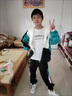 G.DUCKKIDS童裝男童秋裝套裝兒童服裝春秋季運(yùn)動(dòng)套裝中大童風(fēng)衣外套男孩衣服 綠色兩件套gqeaeaa 140 尺碼9~10歲【130-140cm】 曬單實(shí)拍圖