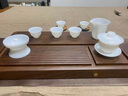 季慕家素燒羊脂玉白瓷功夫茶具套裝家用2024新款輕奢壺蓋碗泡杯禮盒 素燒羊脂玉【西施壺】套 8件 曬單實拍圖