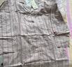 無(wú)印良品（MUJI）女式 無(wú)側(cè)縫雙層紗織 睡衣 家居服套裝  淺粉紅色條紋 M 曬單實(shí)拍圖