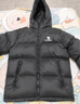駱駝（CAMEL）【小太陽(yáng)】戶(hù)外羽絨服鴨絨加厚羽絨衣經(jīng)典時(shí)尚防風(fēng)保暖運動(dòng)外套 石墨烯自發(fā)熱-幻影黑 A33CAPN163E M 曬單實(shí)拍圖