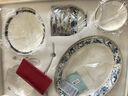 Gao Chun Ceramics高淳陶瓷花蔭中式青花骨瓷餐具家用送禮喬遷高端碗盤組合餐具套裝 花蔭30頭餐具套裝禮盒裝 曬單實拍圖