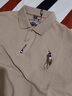 JASONWOOD高端品牌男裝短袖t恤男2026夏季新款翻領(lǐng)休閑寬松透氣男士polo衫 高檔卡其色【現貨速達】 L /175/50【適合120-145斤】 曬單實(shí)拍圖