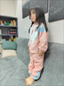G.DUCKKIDS童裝女童秋裝套裝兒童衣服女大童春秋季拼色外套兩件套小學(xué)生夾克 83202粉色 150 尺碼11~12歲【140-150cm】 曬單實(shí)拍圖