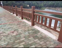 拉瑞斯水泥仿木護(hù)欄園林景觀河道防護(hù)圍欄新農(nóng)村建設(shè)鋼筋混凝土仿古欄桿 顏色可選 3-6T型 曬單實(shí)拍圖