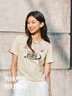 森馬（Semir）短袖T恤女短款印花潮酷辣妹2025夏季復古風(fēng)蠟染衣服107425100002 曬單實(shí)拍圖