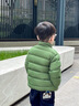 保姆貝貝童裝兒童輕薄羽絨服男童女童秋冬兒童中大童外套保暖洋氣冬季內膽 綠色 （男女同款） 110 （卡碼拍大） 曬單實(shí)拍圖