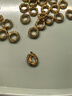 中國(guó)黃金（CHINA GOLD）黃金手鏈男女款足金碎金子盤纏金手繩轉(zhuǎn)運(yùn)珠情人節(jié)生日禮物送女友 盤纏手鏈 約5g【中金禮盒】 曬單實(shí)拍圖