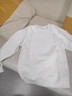 京東京造【10A抗菌T】長(cháng)袖t恤男衛衣打底衫衣服白小T男裝 白色 M 曬單實(shí)拍圖