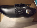 戈耐正裝皮鞋男士商務(wù)休閑真皮內增高英倫西裝鞋青年春秋冬季鞋子男鞋 黑色【系帶】真牛皮 四季款 46 碼(280MM) 超大碼 曬單實(shí)拍圖