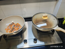 炊大皇聚油不粘炒鍋超輕鍋無化學(xué)涂層炒菜鍋有鈦陶瓷無煙不沾鍋磁爐通用 （帶蒸屜）0氟可用鋼鏟 32cm 曬單實拍圖