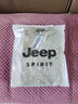 JEEP SPIRIT吉普透氣棉麻短袖襯衫男士夏季薄款休閑外套男士襯衣 淺綠  L  曬單實(shí)拍圖