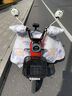 FGHGF電動(dòng)車(chē)后視鏡通用摩托車(chē)反光鏡電瓶車(chē)倒車(chē)鏡配件可愛(ài)卡通小熊凸面鏡 米白色【防水防銹-持久耐用】 曬單實(shí)拍圖