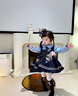 G.DUCKKIDS小黃鴨洛麗塔公主裙女童連衣裙夏季朱迪兔子警官衣服兒童生日禮服 連衣裙 120 尺碼5~6歲【110-120cm】 曬單實(shí)拍圖