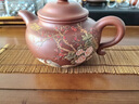 璽翰雅（ROYHOYE）限量品泥繪大師張小嶺宜興紫砂壺純全手工泡茶壺功夫茶具掇子壺 花開(kāi)富貴 張小嶺作品 曬單實(shí)拍圖
