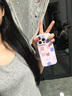 圣圖朗新款A(yù)I按鍵全包iphone16pro手機(jī)殼蘋果15p液態(tài)硅膠13高級(jí)感14promax卡通11軟植絨12可愛男女款全包 愛心格子熊【草紫色】16以上AI按鍵全包  iPhone 16 pro 曬單實(shí)拍圖