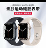 BHO【熱銷(xiāo)2萬(wàn)+】適用蘋(píng)果手表表帶apple iwatch s10表帶9/8/7運(yùn)動(dòng)硅膠SE/Ultra2男女士加長(zhǎng)款夏天夏季 星光色 【44/45/46/49mm表盤(pán)通用】標(biāo)準(zhǔn)款 曬單實(shí)拍圖