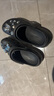 卡駱馳（crocs）經(jīng)典云朵Clog女沙灘洞洞鞋涼拖鞋206750 206750-001  37  曬單實(shí)拍圖
