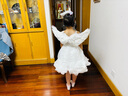 G.DUCK KIDS小黃鴨女童連衣裙夏裝2025新兒童公主洋氣吊帶寶寶紗裙夏季表演服 連衣裙+天使翅膀三件套 140 曬單實(shí)拍圖