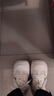 百麗透氣網(wǎng)面小白鞋女款厚底板鞋B1831BM4 米白/銀 38 曬單實(shí)拍圖
