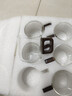 貞喜氣待客茶杯6個套裝家用功夫茶杯品茗杯玻璃小茶杯喝茶杯子帶把手 平底木把茶杯透明【6個裝】 曬單實拍圖