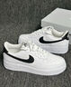 耐克空軍一號男子輕便運動(dòng)鞋春季膠底NIKE AIR FORCE 1 CT2302 100白色/黑 40.5 曬單實(shí)拍圖
