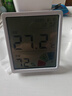 得力(deli)室內(nèi)電子溫濕度計(jì)/表辦公家用壁掛桌面嬰兒房辦公用品兒童老人生日禮物 帶時(shí)間 日歷 體感 曬單實(shí)拍圖