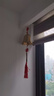 心匠（XINJIANG）黃銅風(fēng)鈴掛飾銅鈴鐺掛大門掛件銅鐘家居擺件開業(yè)喬遷裝飾工藝品 【直徑10.5cm】銅鈴鐺 紅中國結(jié) 曬單實拍圖